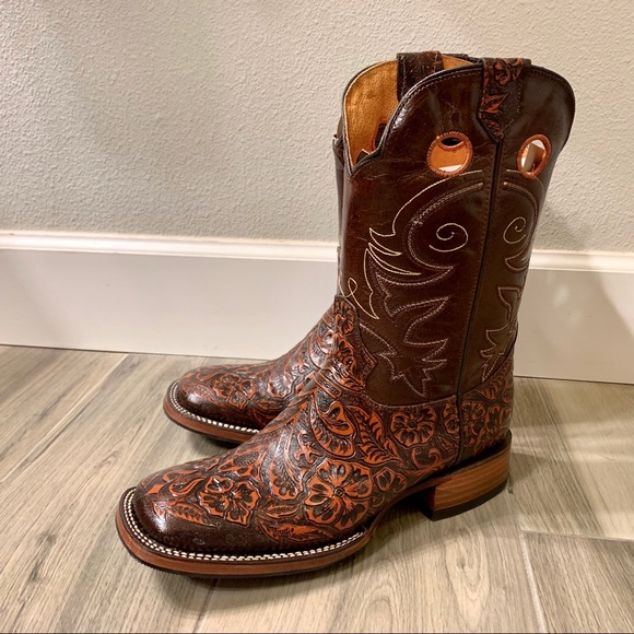 hand tooled boots